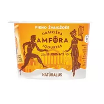 Jogurtas GRAIKIŠKA AMFORA, natūralus, 3,9 % rieb., 200 g
