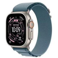 Apple Watch Ultra 3, GPS + Cellular, Titanium, Light Blue Alpine Band (S) - 49mm MEWK4QP/A