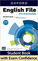 English File fifth edition Pre-Intermediate Student Book with access to Exam Confidence: Print Student Book and 2 years' access to Student Resources, and Exam Confidence, available on Oxford English Hub.