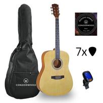 Condorwood AD-150 N akustinė gitara su rinkiniu STARTER