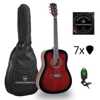 Condorwood AD-150 RB akustinė gitara su rinkiniu STARTER