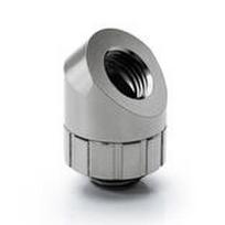 Bitspower Artemis 45 Grad Fitting - drehbar, platinum grau