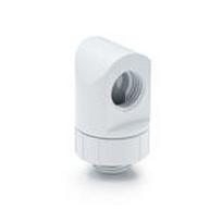 Bitspower Artemis 90 Grad Fitting - drehbar, arctic weiß