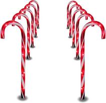Kalėdinės dekoratyvinės sodo lemputės Airi Candy Cane Lights