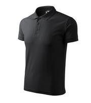 Polo marškinėliai vyrams Malfini Pique, juodi, XXXL