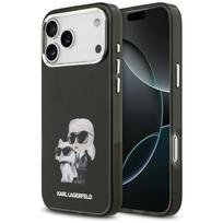 Karl Lagerfeld Aquarelle Karl  AND  Choupette  AND  MagSafe Logo iPhone 17 Pro black