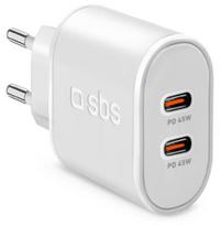 SBS Charger 2x USB-C 45W
