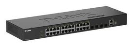 D-LINK 28-Port Gigabit Stackable Smart Managed Switch with 4 x 10G SFP+ Ports