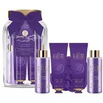 The Luxury Bathing Company Kūno priežiūros dovanų rinkinys stiklinėje dėžutėje ("Lavender")