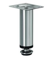 Kojelė metalinė reguliuojama H-100mm Ø30mm chromas