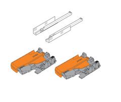 Blum Tandem dalinio ištraukimo bėgeliai, be stabdžių 400mm