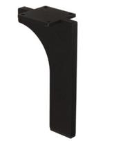 Kojelė juoda matinė H-120mm, metalinė