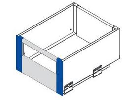 Rinkinys aukštam D1 vidiniam stalčiui AXIS PRO antracitas 1200x200mm