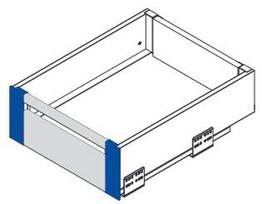 Rinkinys vidutiniam B1 vidiniam stalčiui AXIS PRO antracitas 1200x120mm