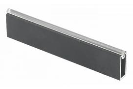Kartelė drabužinei, stačiakampė Ø12x32 mm, antracitas, 3m