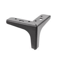 Kojelė 135x135mm juoda matinė H-100mm, metalinė