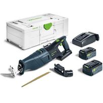 Akumuliatorinis tiesinis pjūklas FESTOOL RSC 18 5,0 EB-Plus 576948