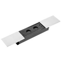 Rozečių blokas PRESTINO, 2xschuko, USB A+C, HDMI 2.0, RJ45, 1,5m laidas, baltas