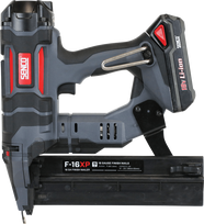SENCO FUSION F-16XP - Smeigių kalimo įrankis (1.6 mm) (19 - 65 mm) (16 ga) su 2 baterijomis 10N2501N