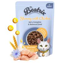 Beatrix Adult Cat su vištiena 85 g konservai katėms