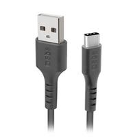 SBS TECABLETC3MTK USB-A - USB-C Kabelis 3m - Juodas