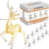 Kalėdinės lemputės - šiaurės elniai Ruhhy 24955