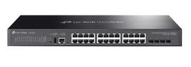 TP-Link Omada SG5428X valdomas L3 Gigabit Ethernet tinklo jungiklis (10/100/1000) Juodas