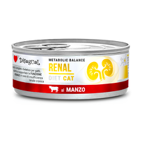 Disugual Veterinary drėgnas kačių maistas RENAL Beef (suaugusiems) 85g