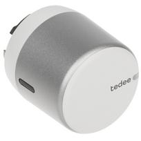 Tedee GO 2 išmanioji durų spyna su Bluetooth ir Wi-Fi namų saugumui Sidabrinė