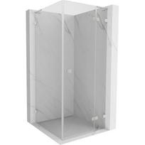 Dušo kabina Mexen Lunar L, dešinė, 80 x 80 cm, transparent/brushed nickel