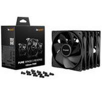 be quiet! Pure Wings 3 Fans, PWM, Reverse – 120mm, black, pack of 3