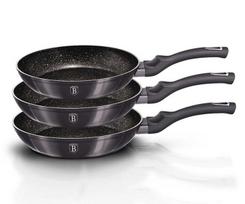 berlinger haus 3 granito keptuvių rinkinys bh-6903 carbon pro