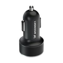 Wozinsky WDCCAC USB-C USB-A 36W automobilio įkroviklis - juodas