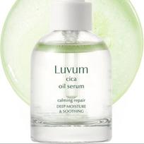 LUVUM – Calming Repair Cica Oil Serum raminantis ir drėkinantis aliejinis veido serumas su centelės ekstraktu, 30 ml