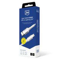 3mk 3mk Laidas 3mk Hyper Laidas N-SERIES USB-A / Lightning 2m 5V/2.4A 12W / baltas