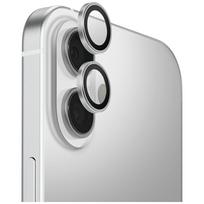 Uniq Optix aliuminio kameros objektyvo apsaugas iPhone 17 su aplikatoriumi - sidabrinė