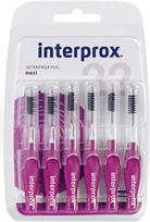 Interprox 4868623 tarpdančių valymo šepetėliai, lizdinė plokštelė – 6, violetiniai