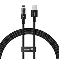 Pakrovėjo Laidas - Baseus Gem USB į IP 2.4A Greitas Pakrovimas 1m Juodas