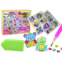 Kūrybinis deimantinių lipdukų rinkinys Lean Toys