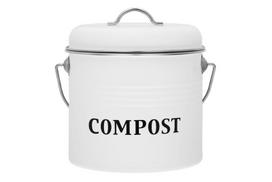 Komposto dėžė Maku, 3.5 L, balta