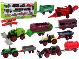 Žemės ūkio transporto priemonių rinkinys Lean Toys