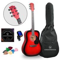 Condorwood AD-170 RD akustinė gitara su rinkiniu STARTER