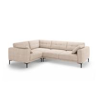 Šviesiai rudos spalvos kampinė sofa (su kairiuoju kampu/„L“ formos) Bemy – Micadoni