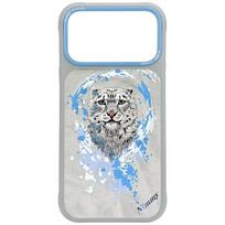 Nimmy Pantera MagSafe dėklas iPhone 17 Pro Max - šviesiai pilkas