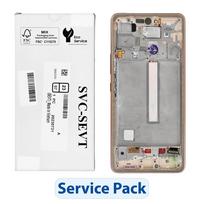 ServicePack LCD ekranas SAMSUNG A53 5G A536B GH82-28024D Auksinis