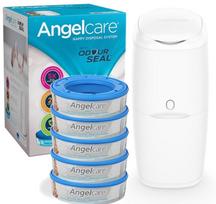 Sauskelnių konteineris ANGELCARE su 5 kasetėmis Classic