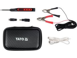 Nešiojamas skaitmeninis lituoklis elektronikai lituoti T12 USB-C OLED 65W 90-480°C 5-10s YT-82490 YATO