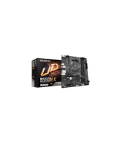 Gigabyte | B550M K 1.0 M/B | Processor family AMD | Processor socket AM4 | DDR4 DIMM | Memory slots 4 | Supported hard disk driv