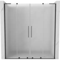 Mexen Velar L Duo stumdomos dušo durys 170 cm, matinės, šlifuotas ginklų pilkumas - 871-170-003-32-66