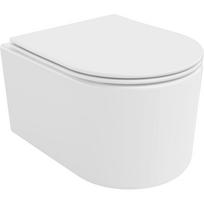 Mexen Sofia Rimless Tornado WC dubuo su lėtai nusileidžiančiu plonu dangčiu, duroplastikas, blizgi balta - 30540400T